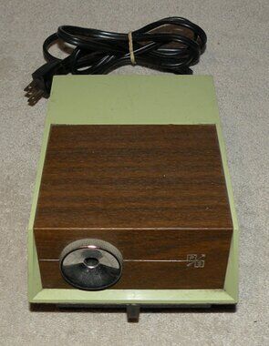 Vintage Park Sherman No. 10700 Electric Pencil Sharpener Made Japan Green/Brown